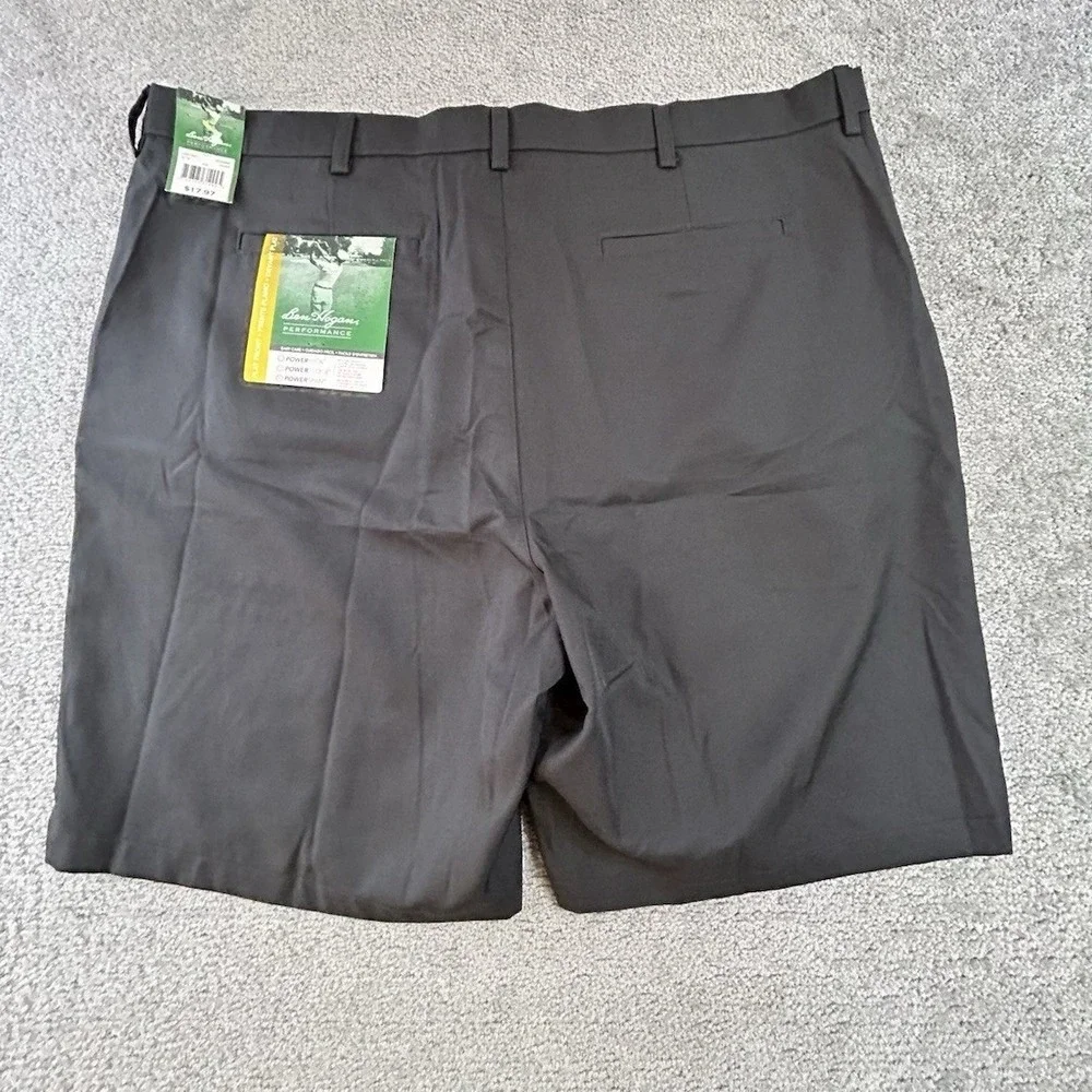 Ben Hogan Performance Mens Golf Shorts Black Flat Front Size 44 Caviar NEW